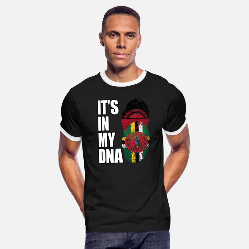 Malawian And Dominica Mix Heritage DNA Flag
