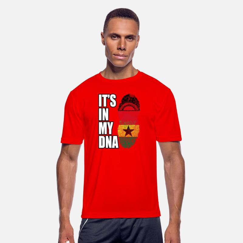 Malawian And Ghanaian Mix Heritage DNA Flag