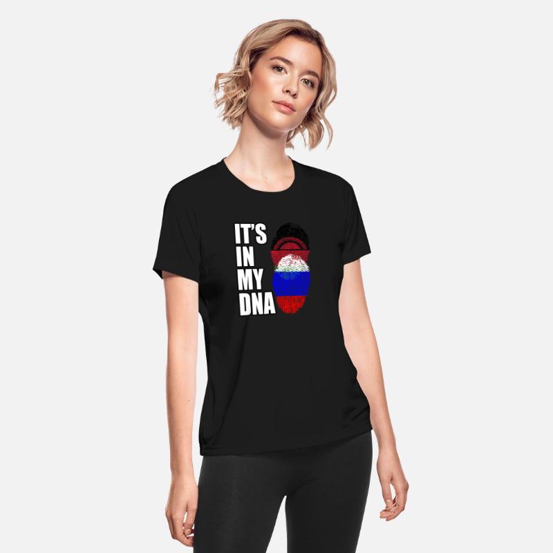 Malawian And Russian Mix Heritage DNA Flag