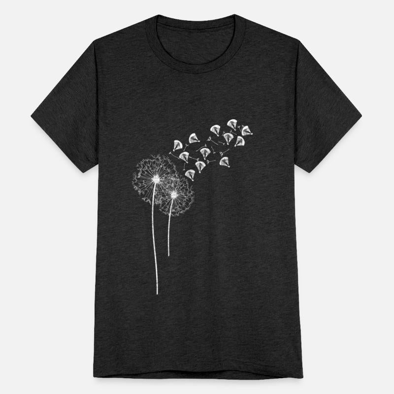 Paragliding pilots fly out of dandelion