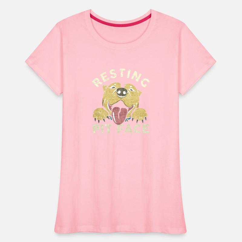 Pitbull Dog Resting Pit Face