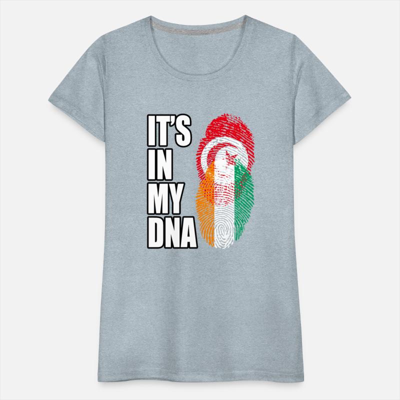 Tunisian And Ivorian Mix Heritage DNA Flag